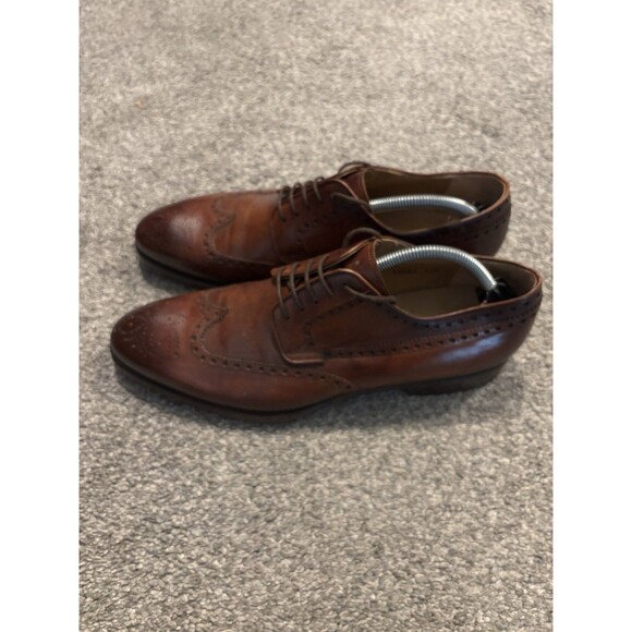 Magnanni Wingtip Oxford Shoes Brown Leather Men’s Size 43.5 US 10.5 15884 main image 7